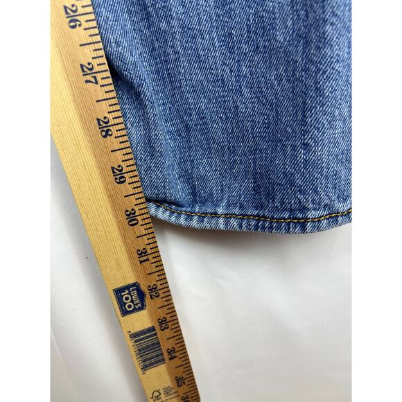 Levi's 501 Men's Size 38x30 Blue Stonewashed Button Fly Denim Jeans - Picture 6 of 7